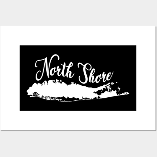 North Shore Script (Dark Colors) Posters and Art